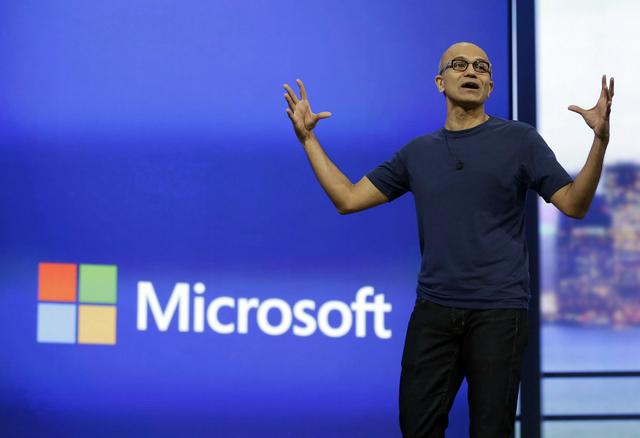 纳德拉承认微软已错失移动机遇 未来将专注新挑战